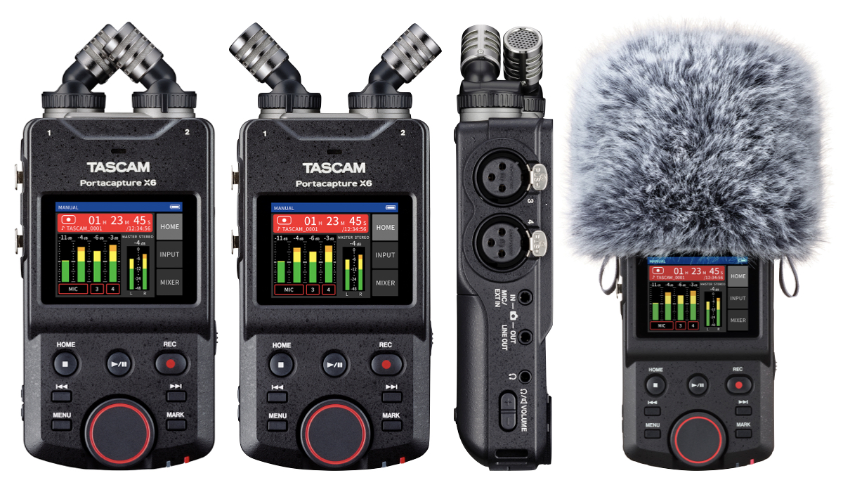 Tascam Portacapture X6, una nueva grabadora portátil a 32 bits con